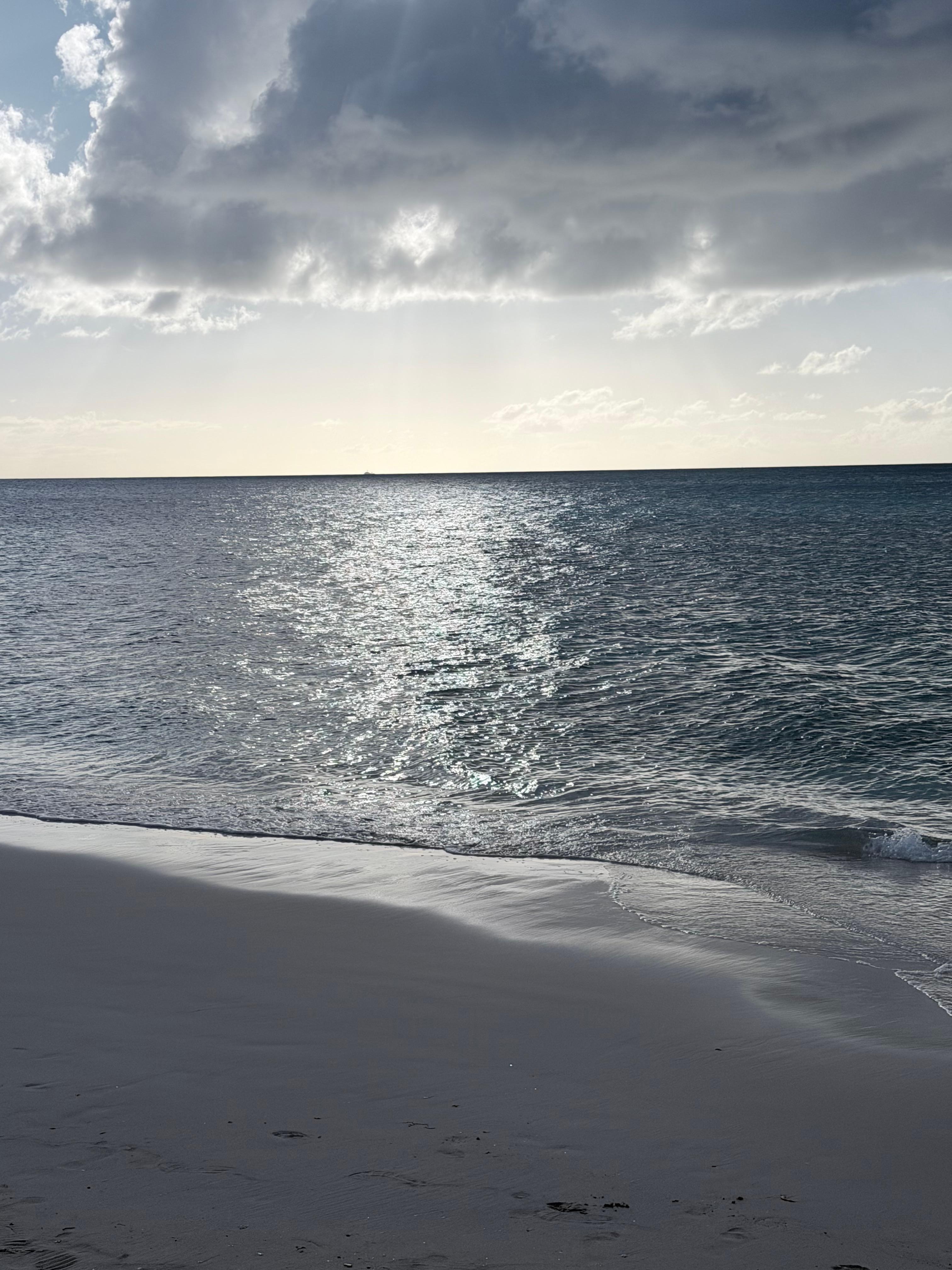 Runaway Beach at sunset