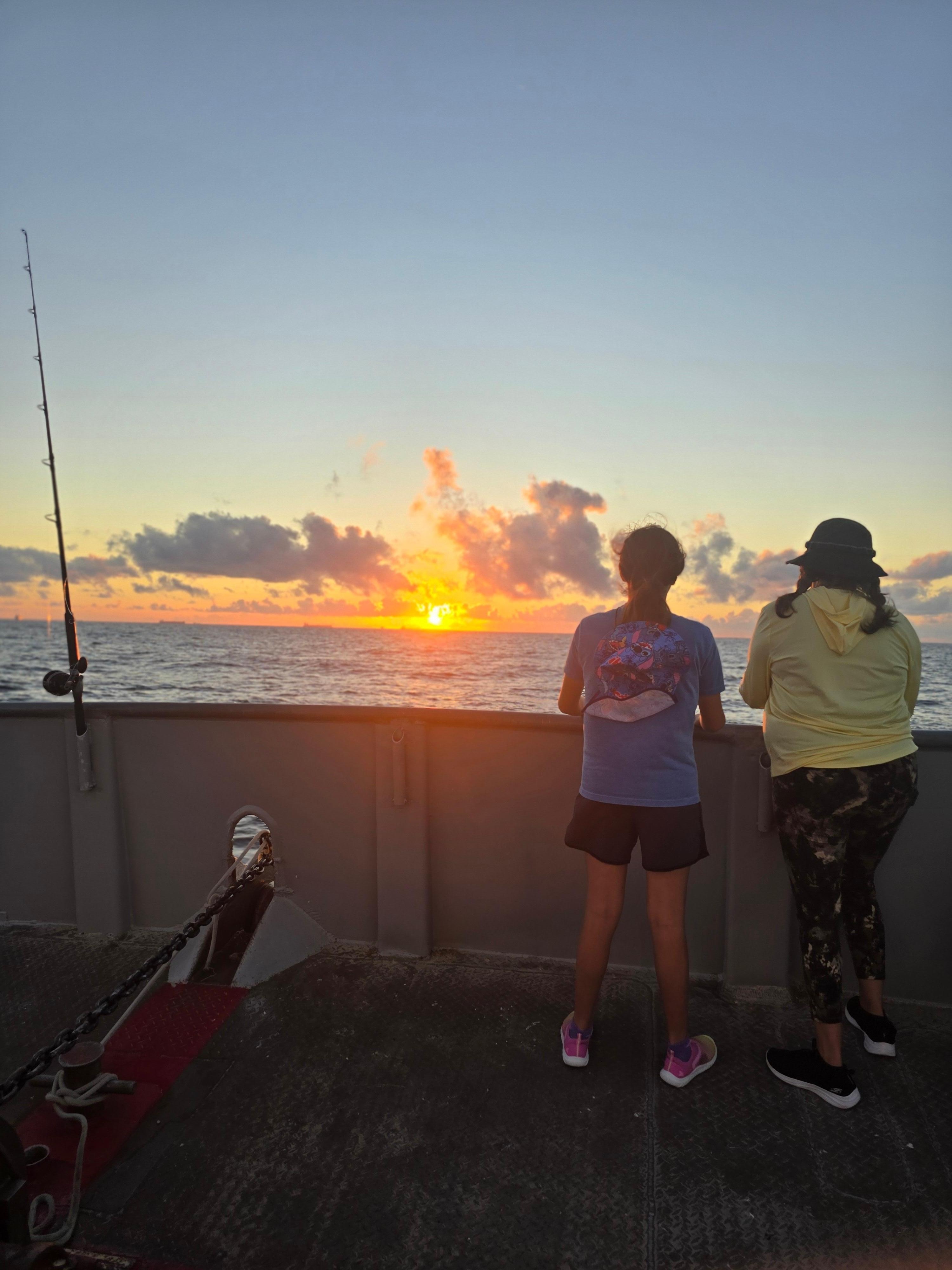 Morning of our fishing venture. 