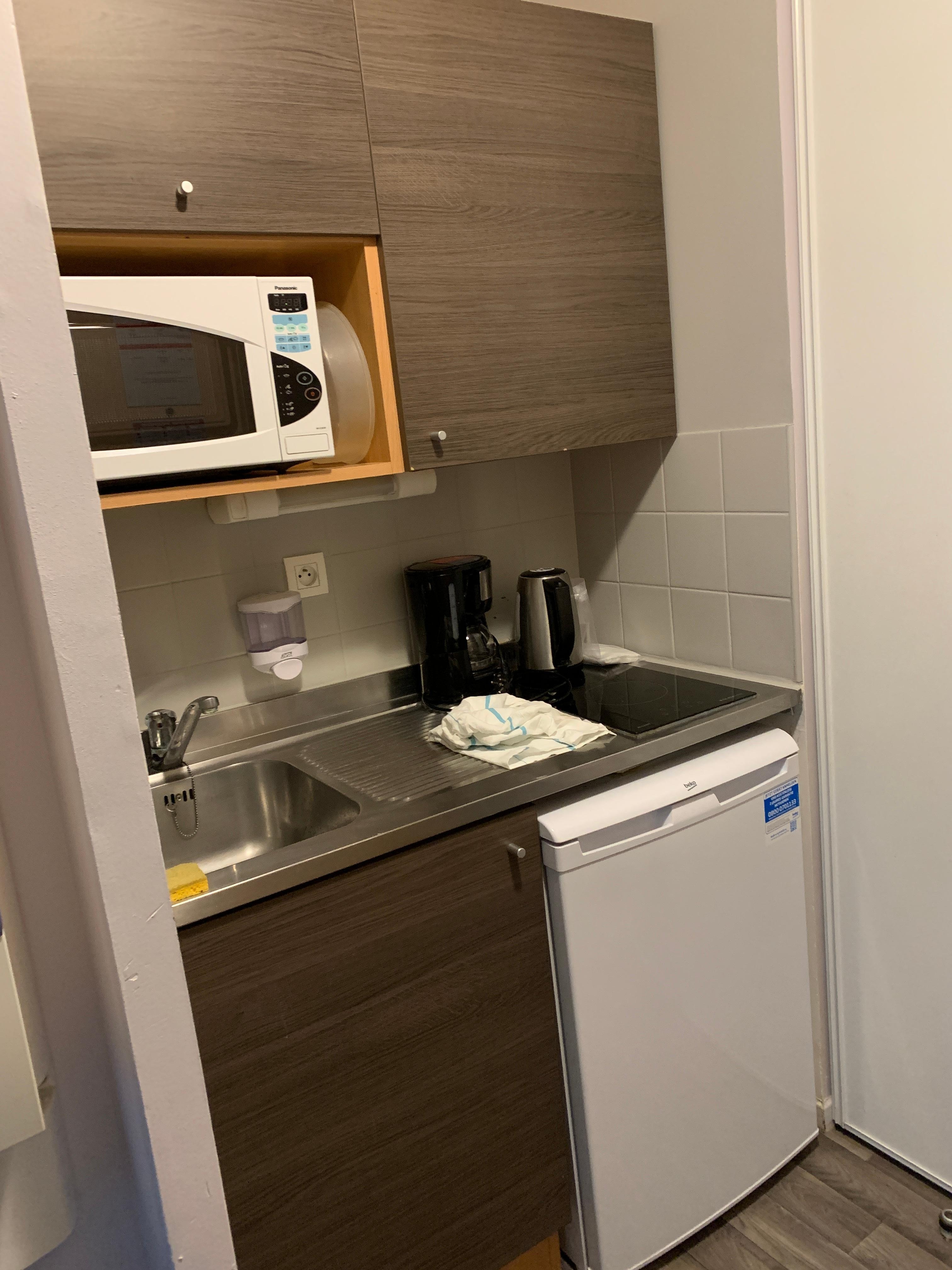 La cuisine rien à voir avec les photos du site