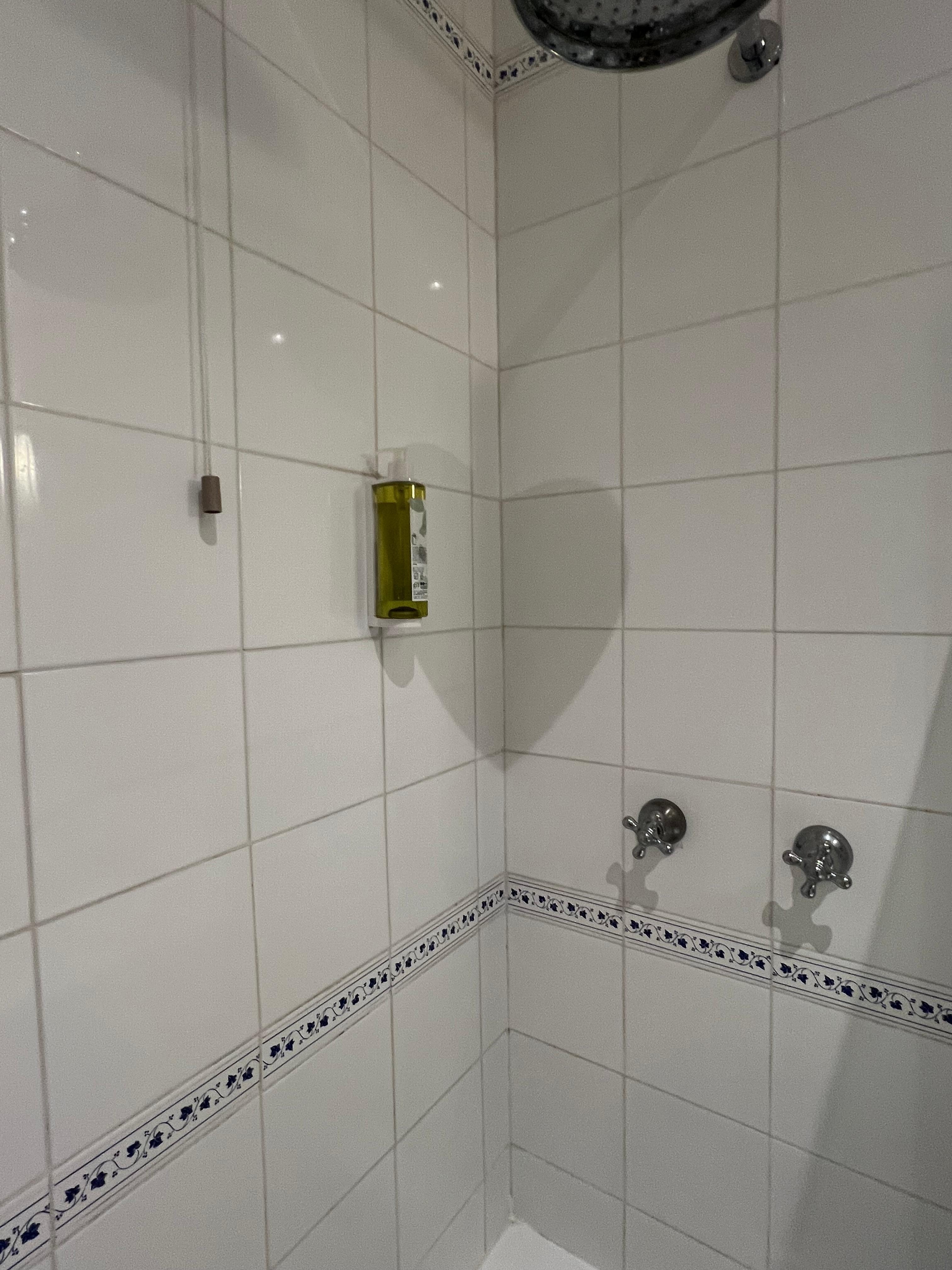 Shower with only soap that didn’t work 