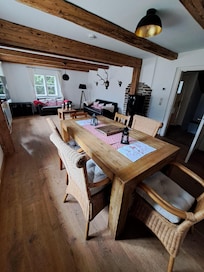 Wohnzimmer mit Pelletofen