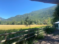View right outside our tent!!!
