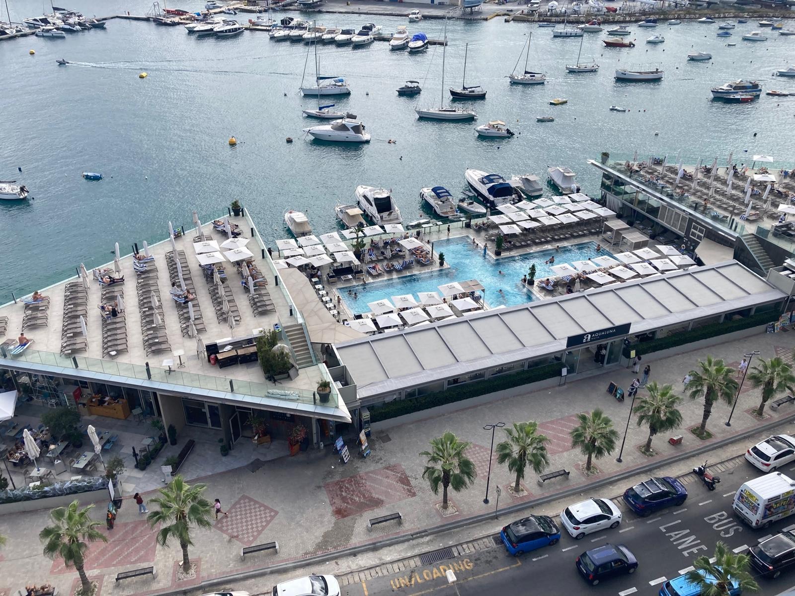 Lido opposite the hotel.