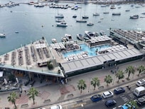 Lido opposite the hotel.