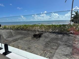 View from porch towards beach