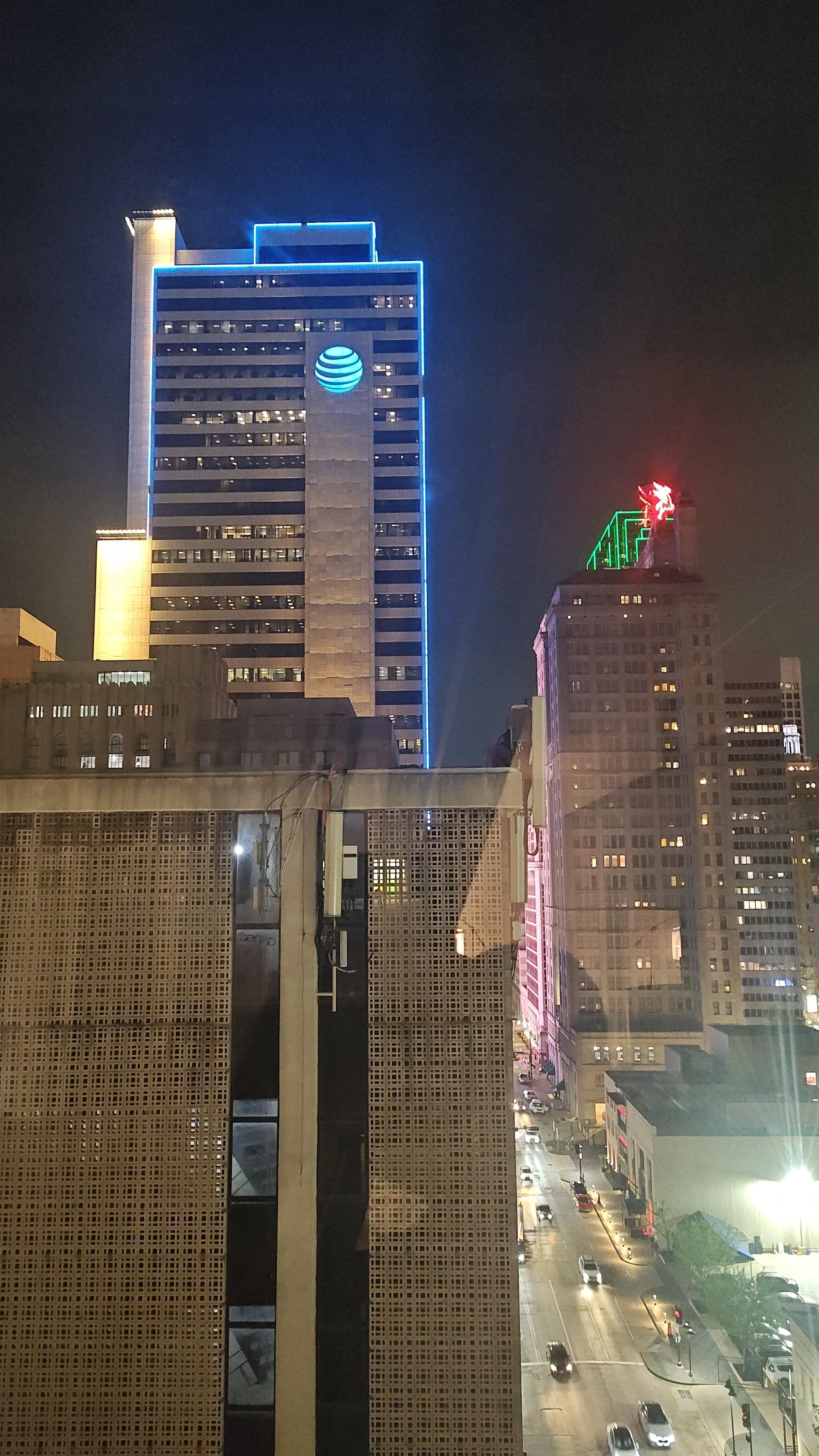 Vista desde habitación hacia ciudad