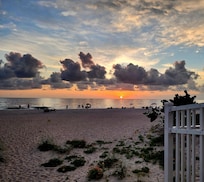 Sunset from the pool deck