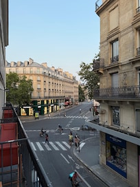 Our balcony view (left)