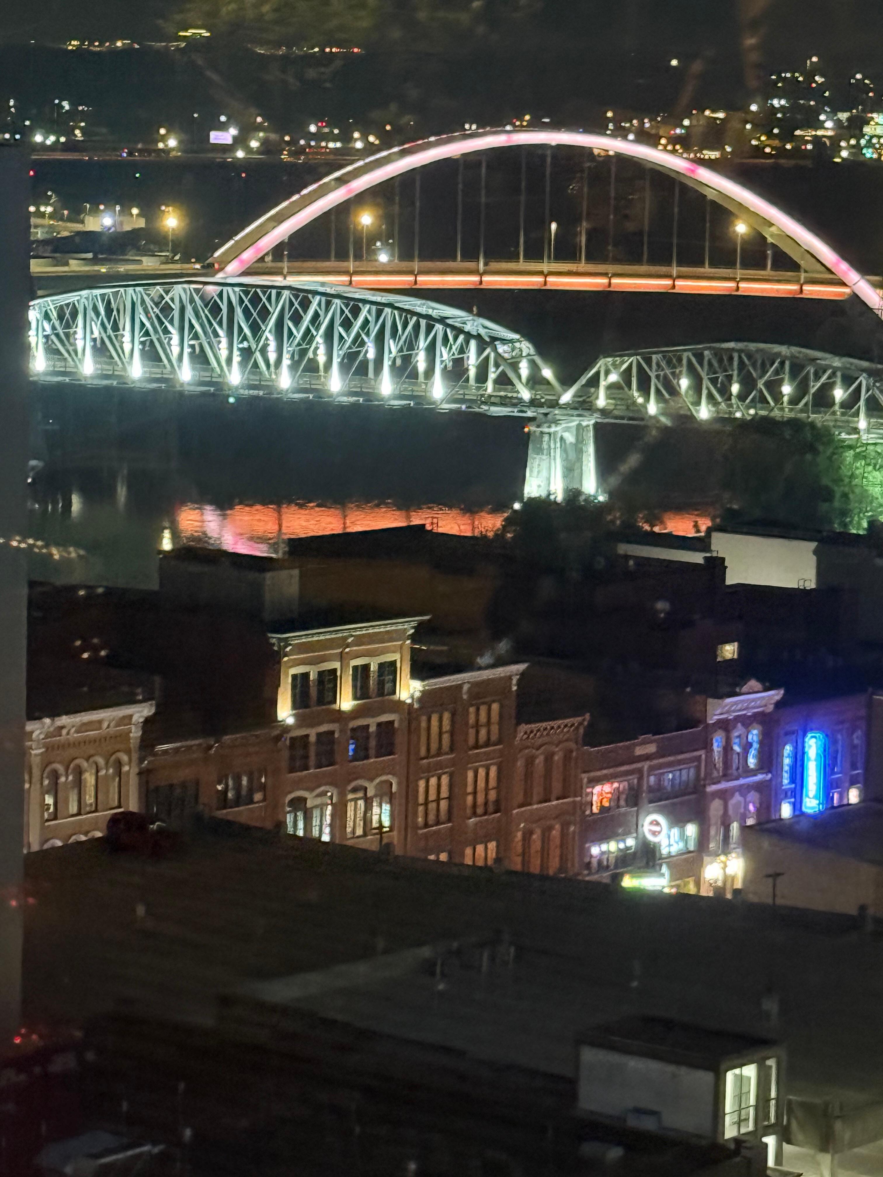 View from rooftop bar