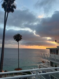 Stunning sunset ocean view