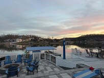 Quiet evening sunset