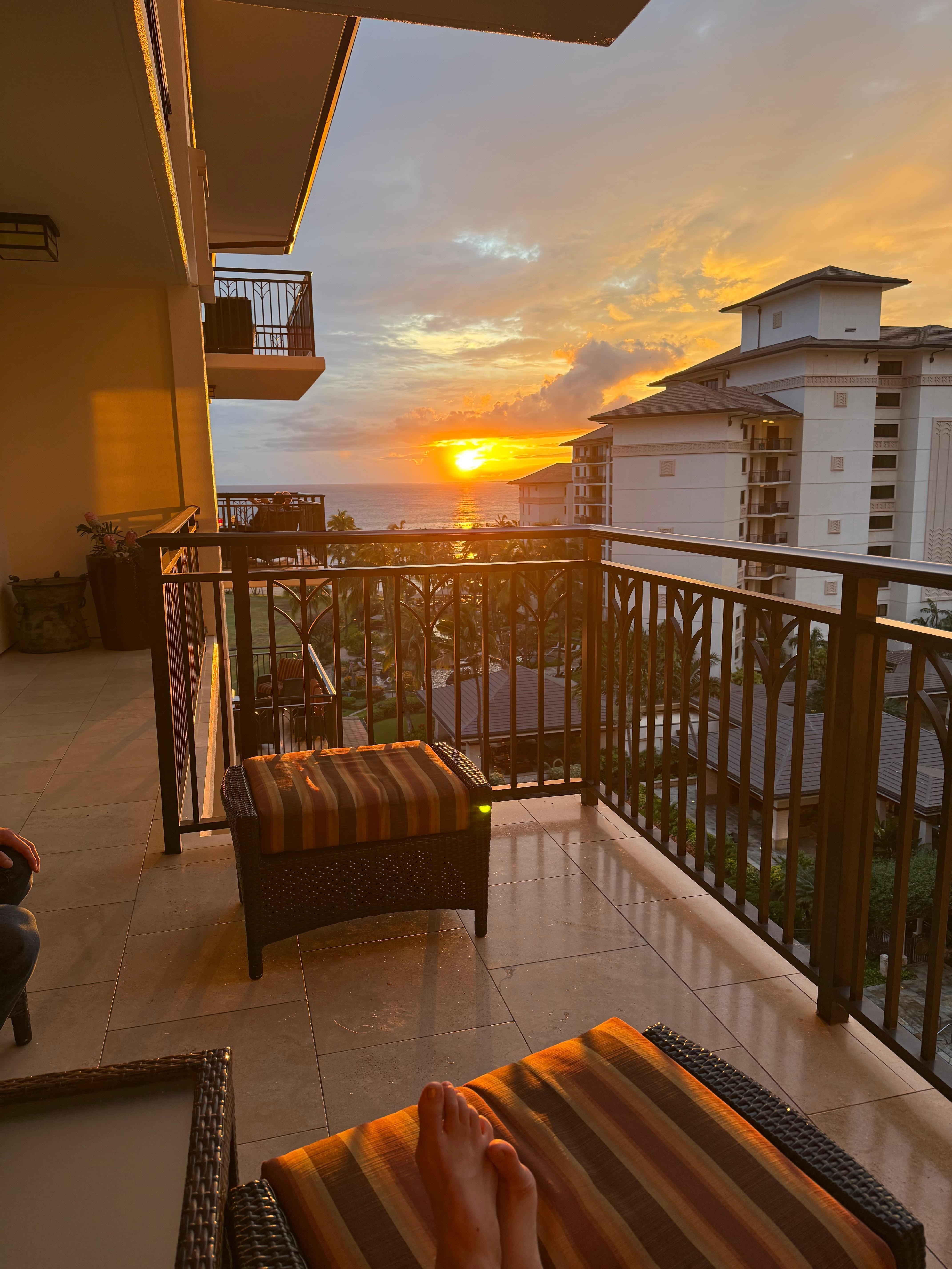 Our deck. Miss it already. 