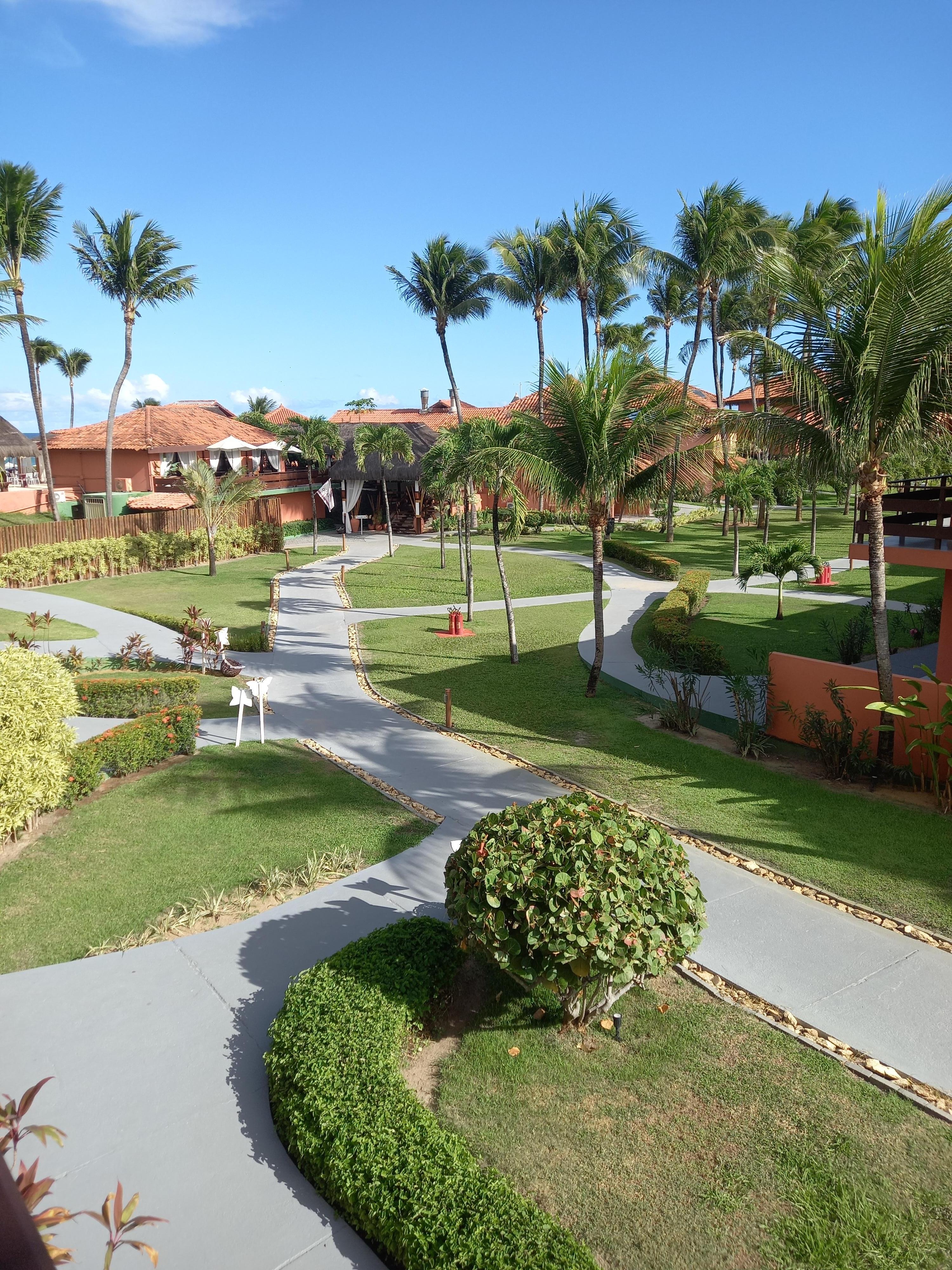  vista da varanda parece uma pintura de tão linda