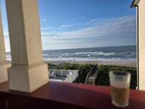 The side view from the balcony.