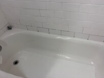 Mold on the shower.