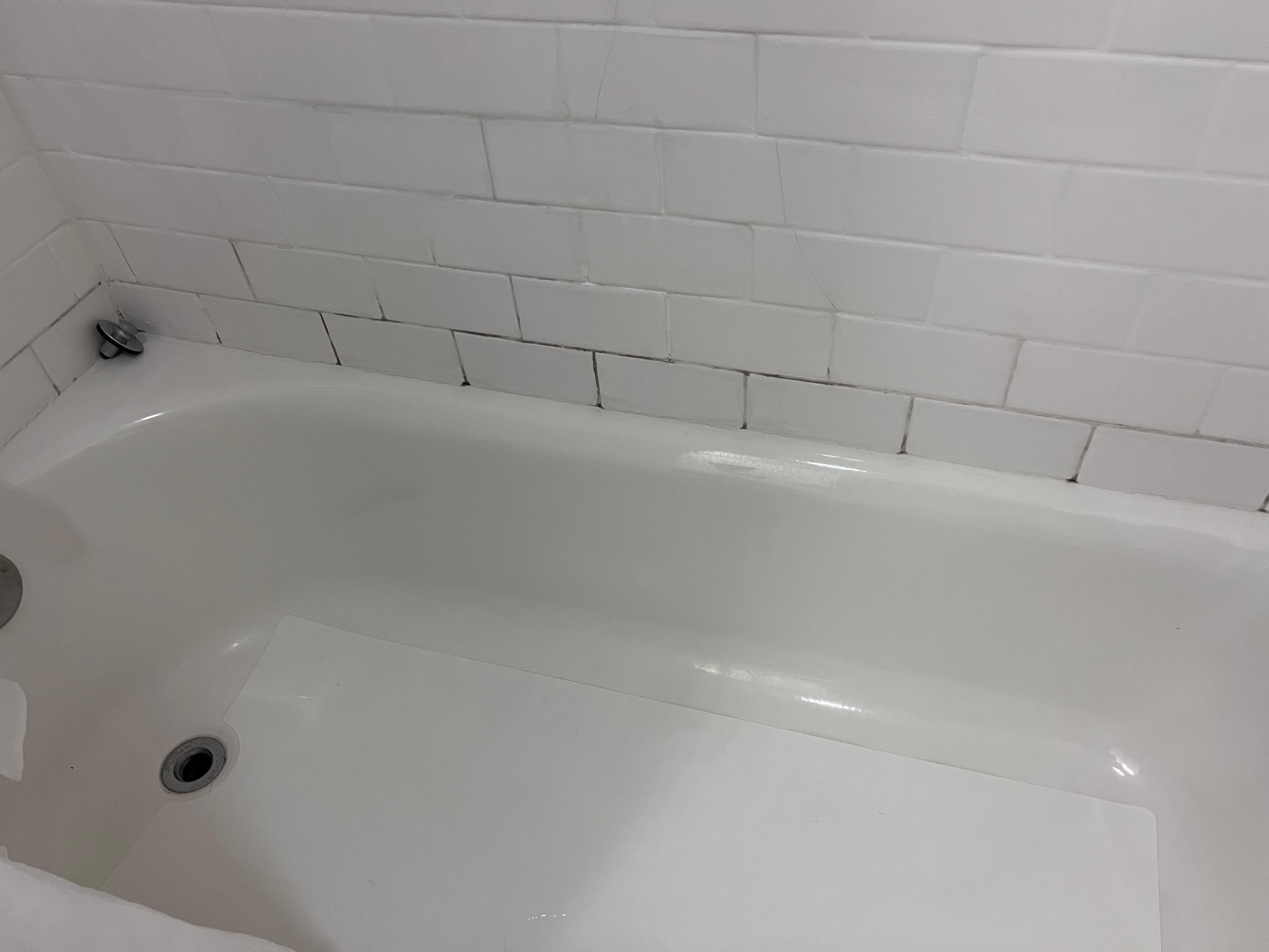 Mold on the shower.