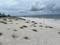 Looked like hurricane damage around beach in treasure island