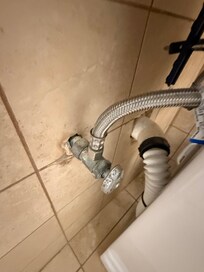 Unfinished plumbing