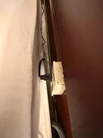 Power from behind bed