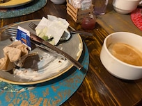 End of a very good breakfast