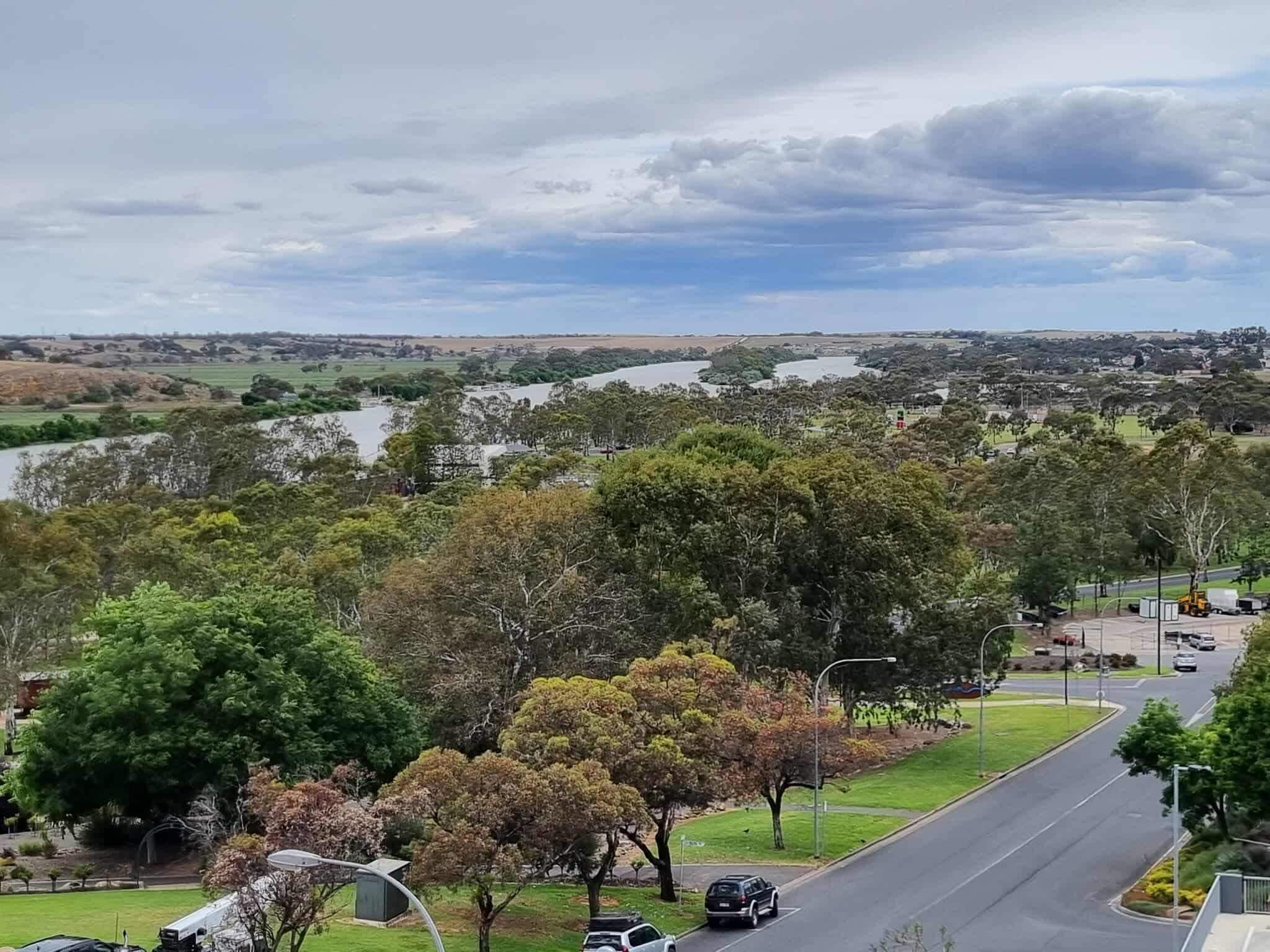 View from balcony room