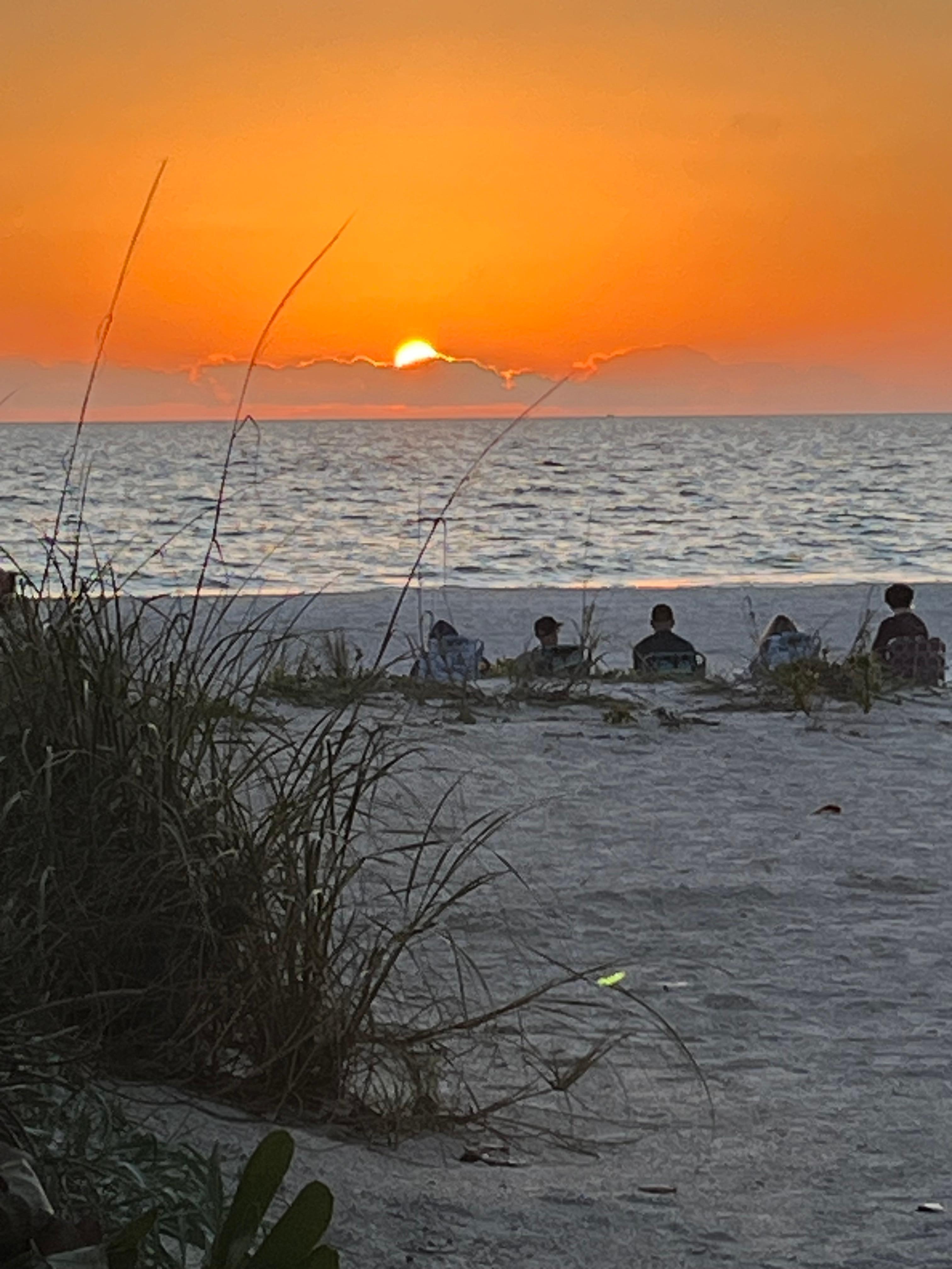 Sunsets do not disappoint 