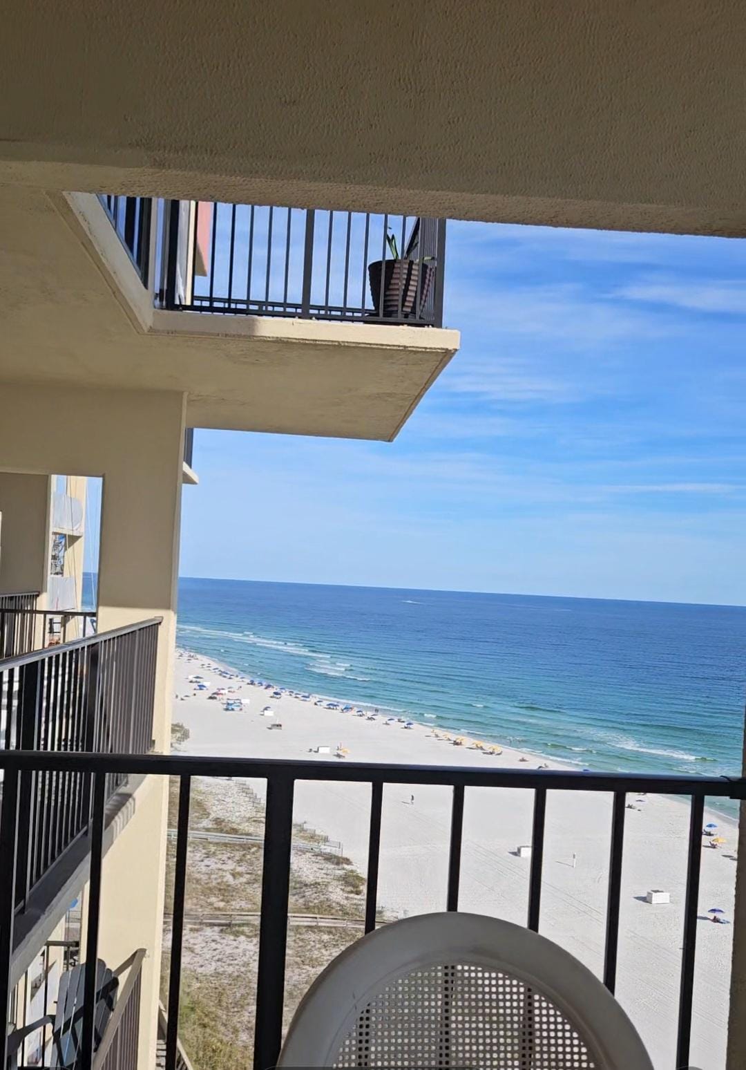 View from the balcony