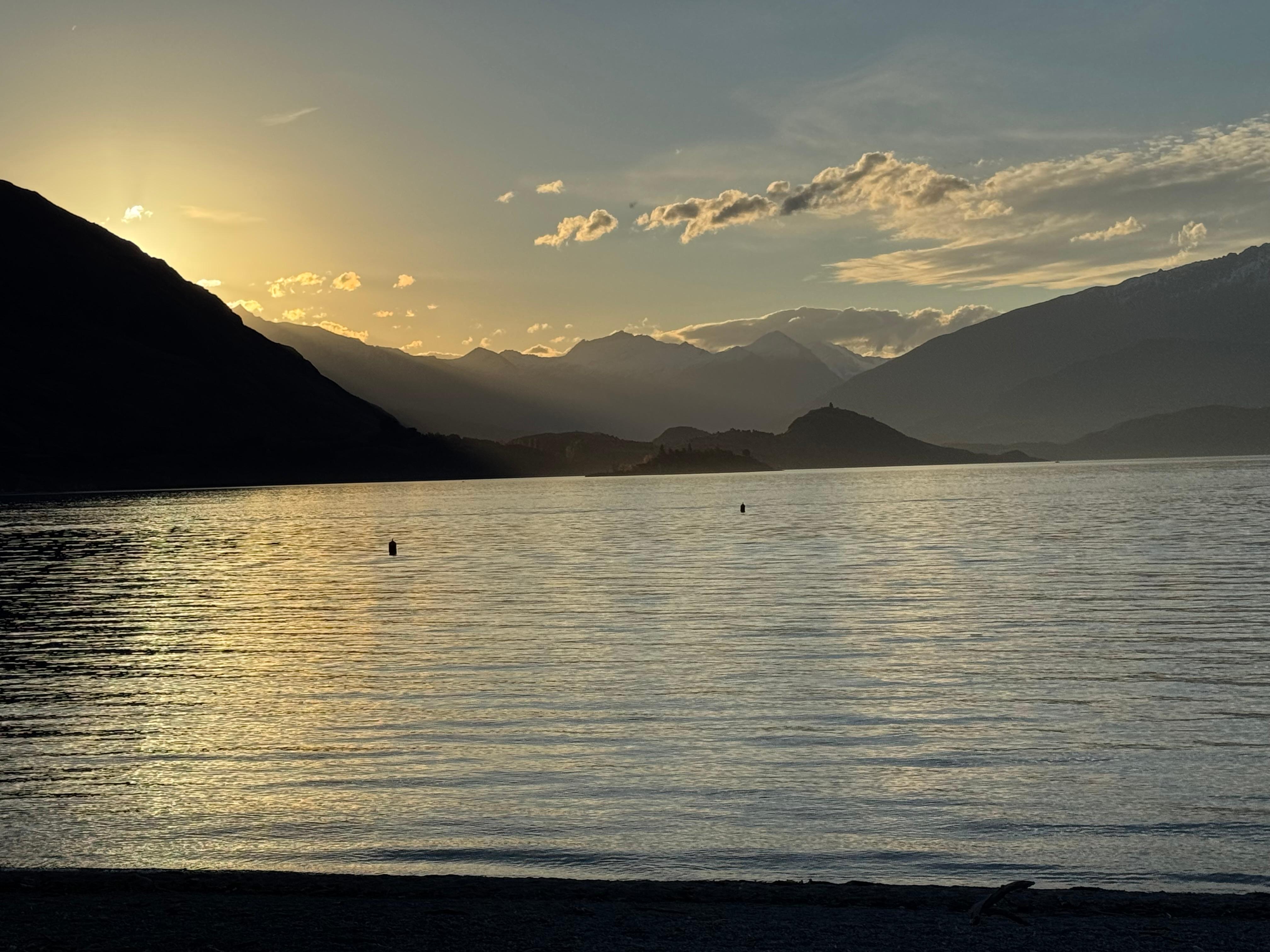 Sunset over Lake