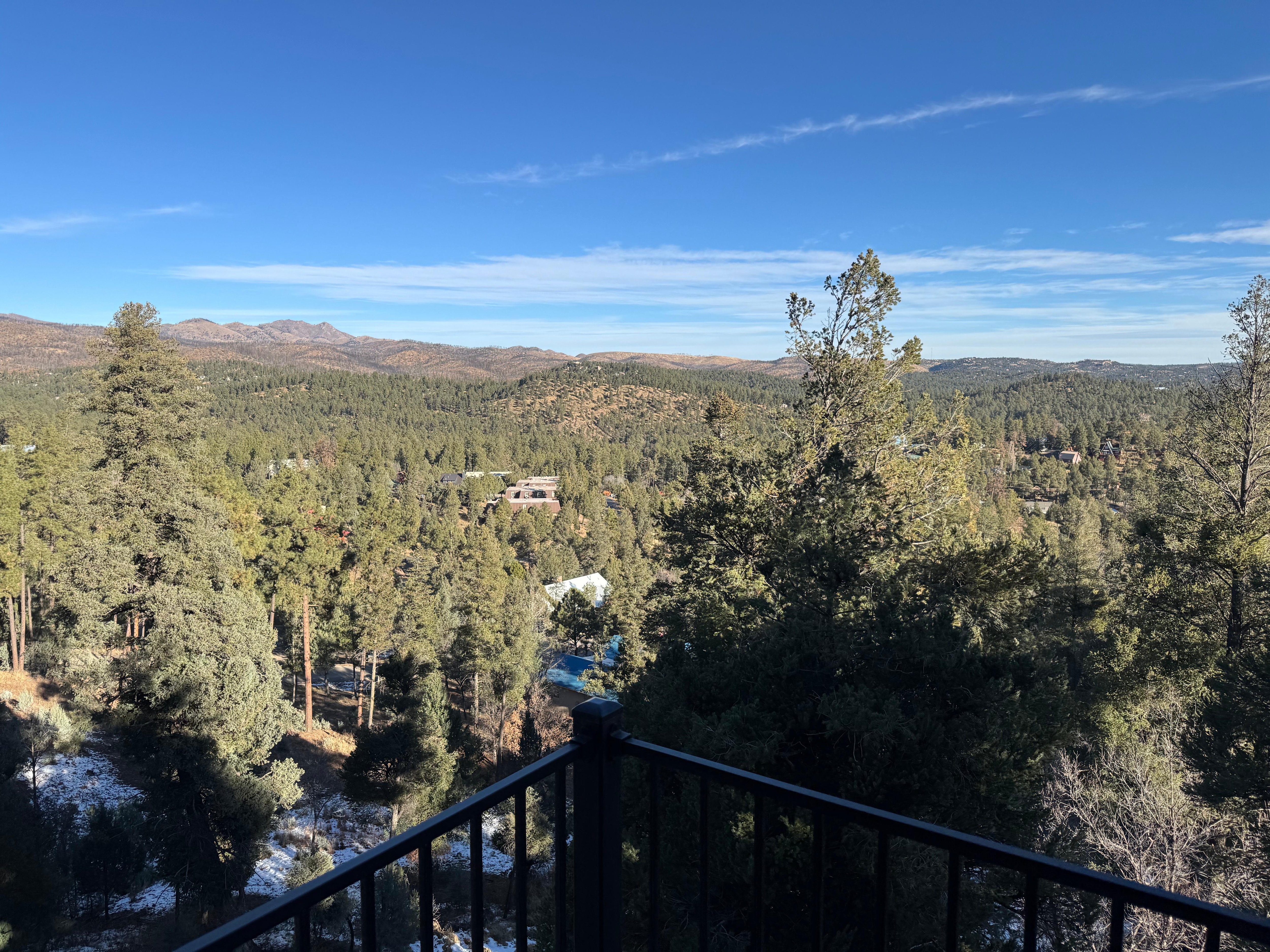 This is what you see from backyard, beautiful backyard view. 