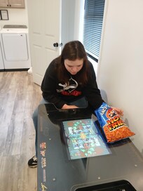 Daughter enjoying the rental