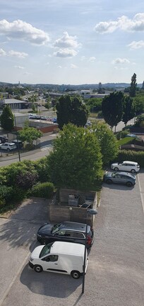 I could see my car, always a bonus