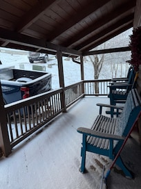 We were lucky enough to have snow!!