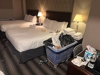 Second room with dumpster