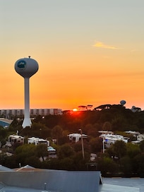 Sunset from the balcony