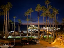 Night view from balcony