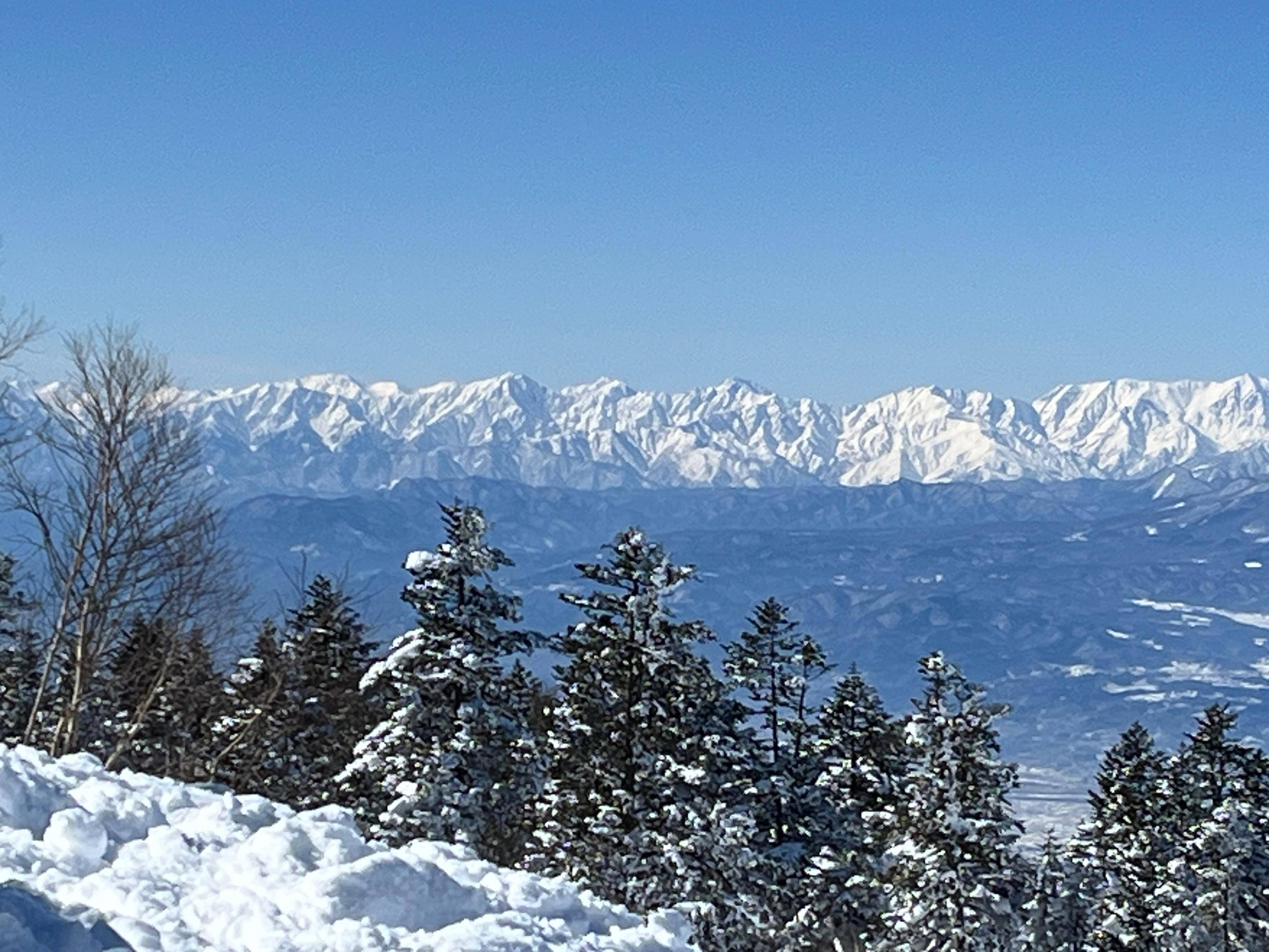 Mountain scenery nearby.