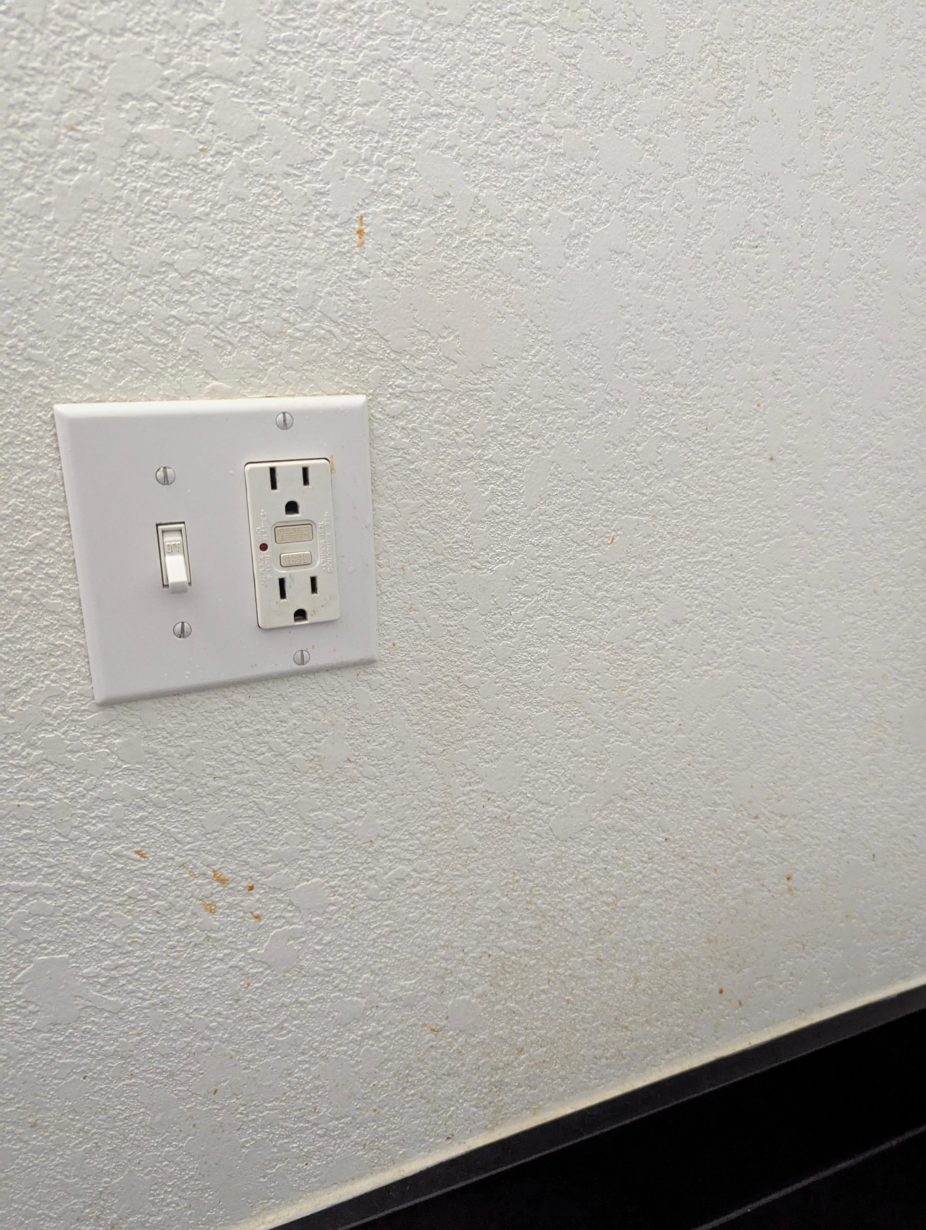 Stain spots on walls