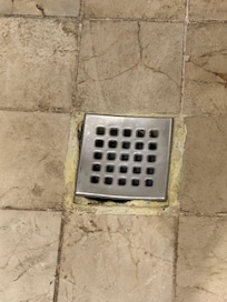 Shower floor and drain