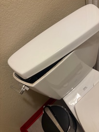 Broken toliet