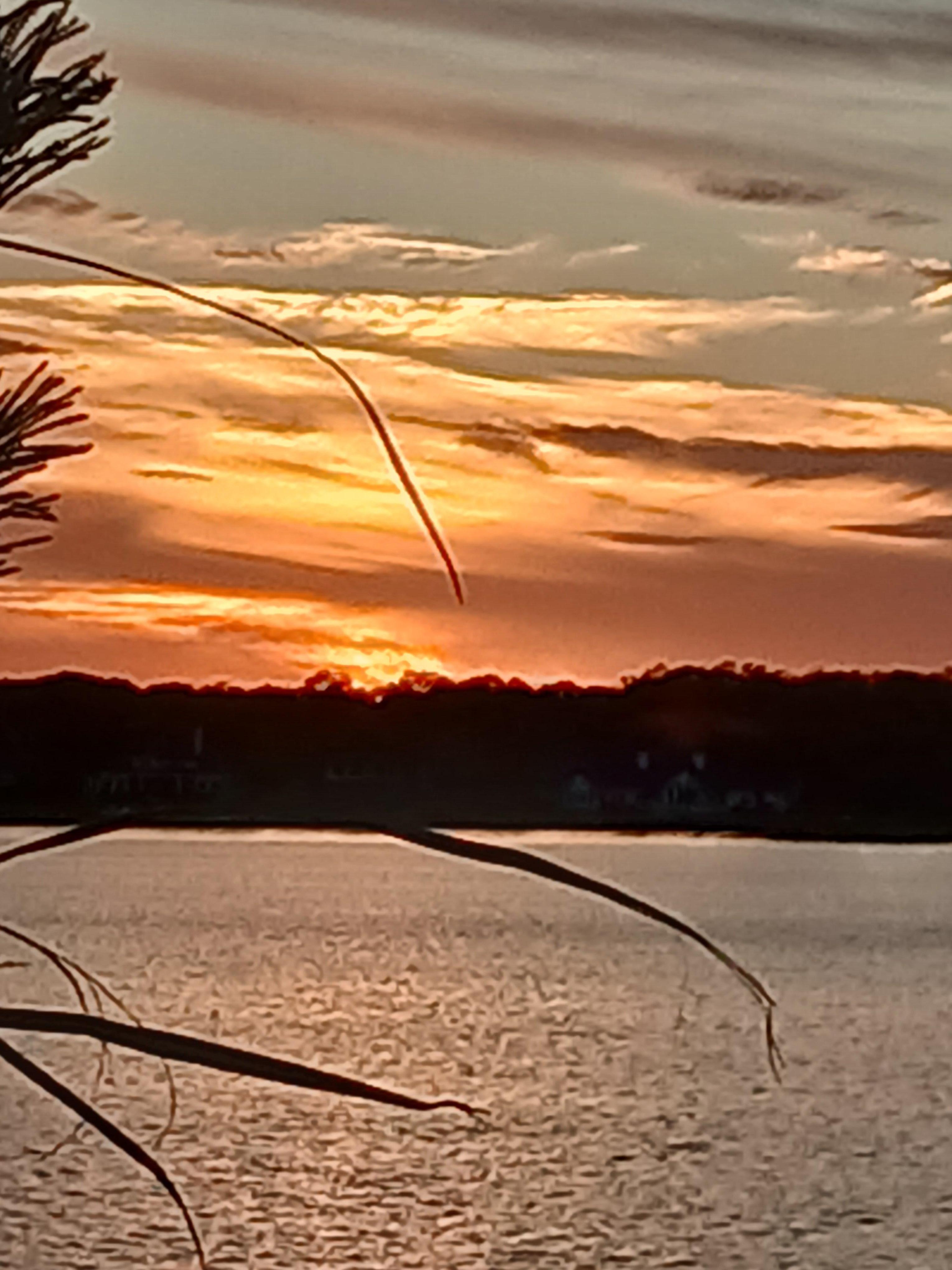 From the porch, visible from the window