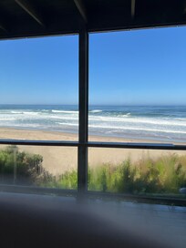 From the deck.