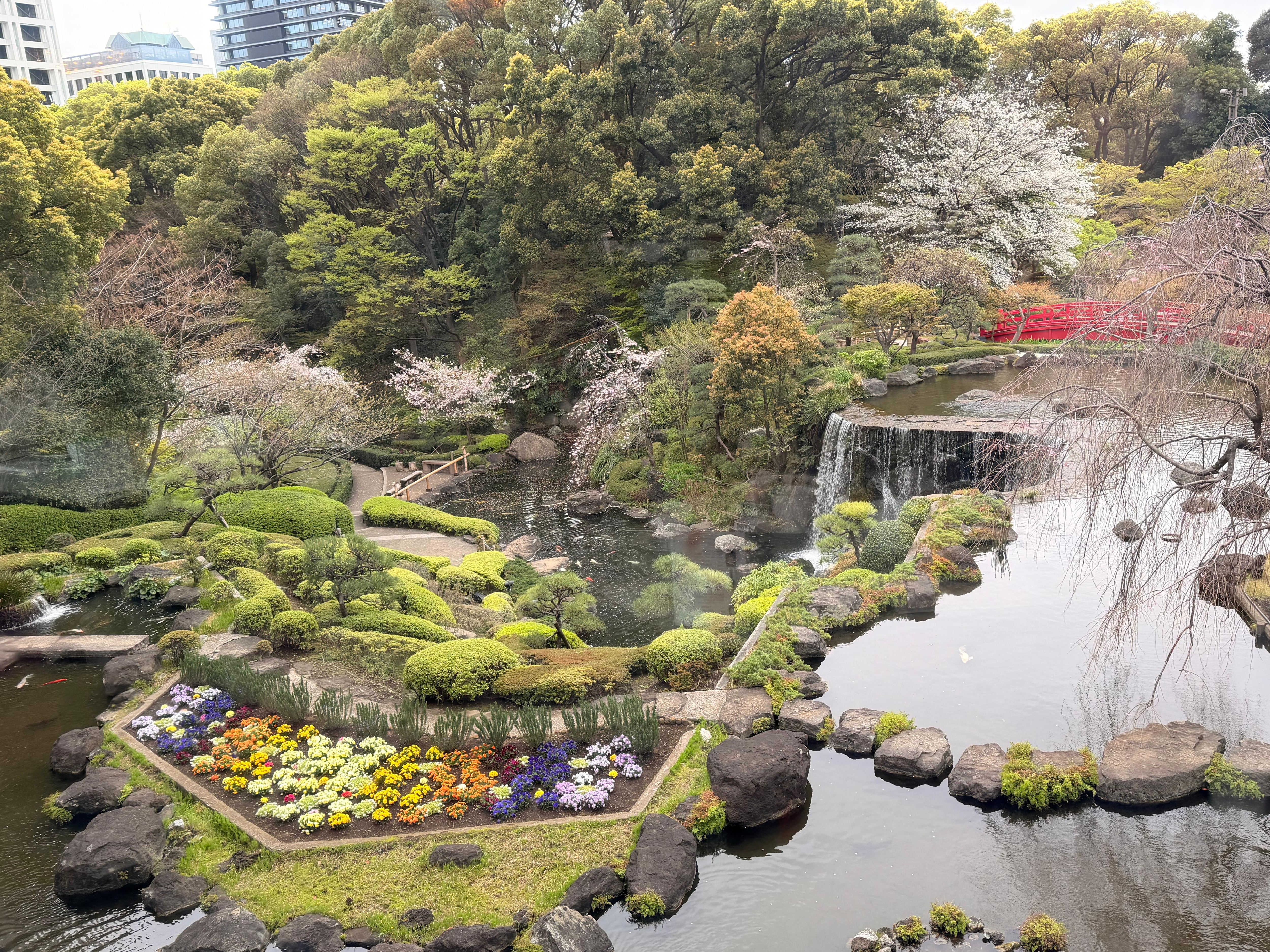 view of garden from garden rsstaurant