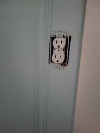 Missing outlet cover