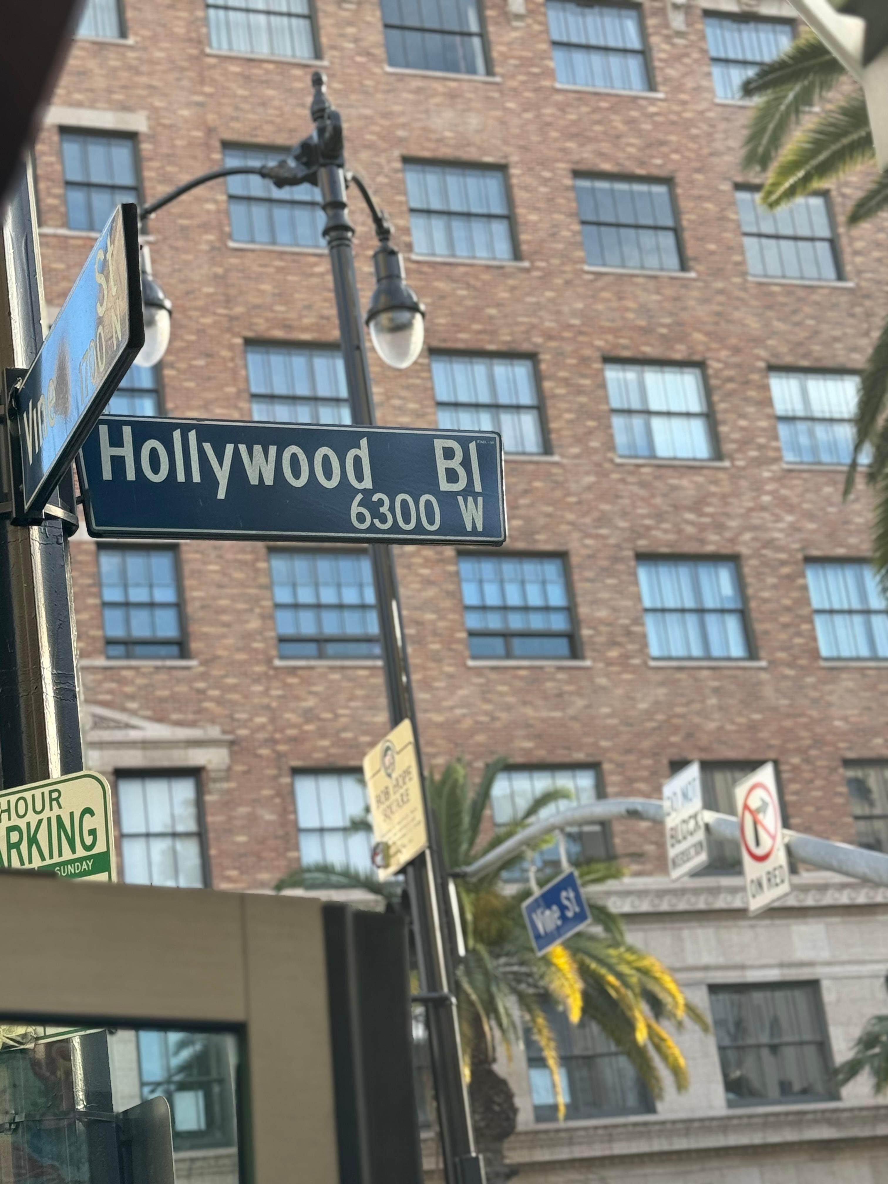 Hollywood walk of fame