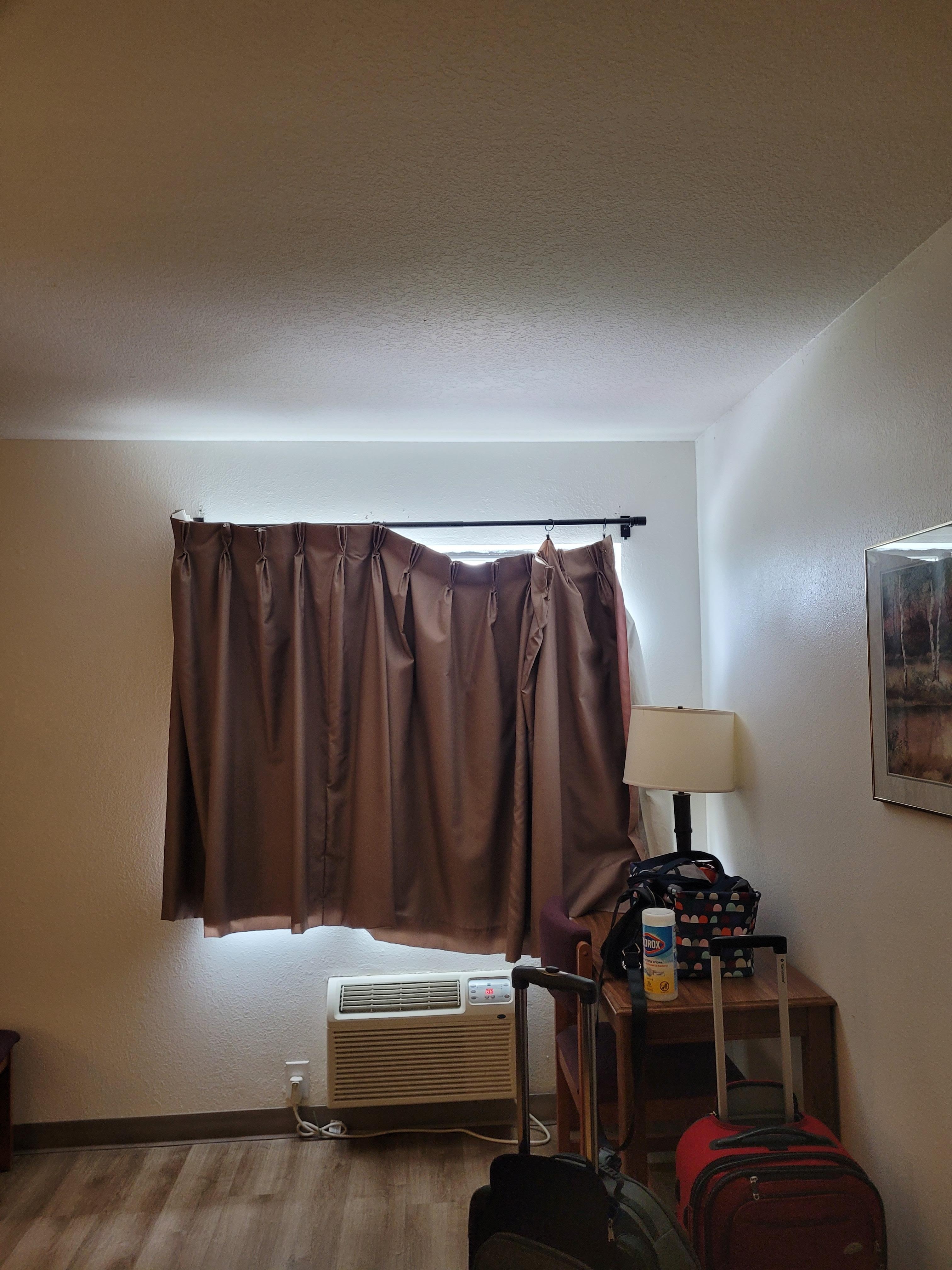 Curtains falling off windows