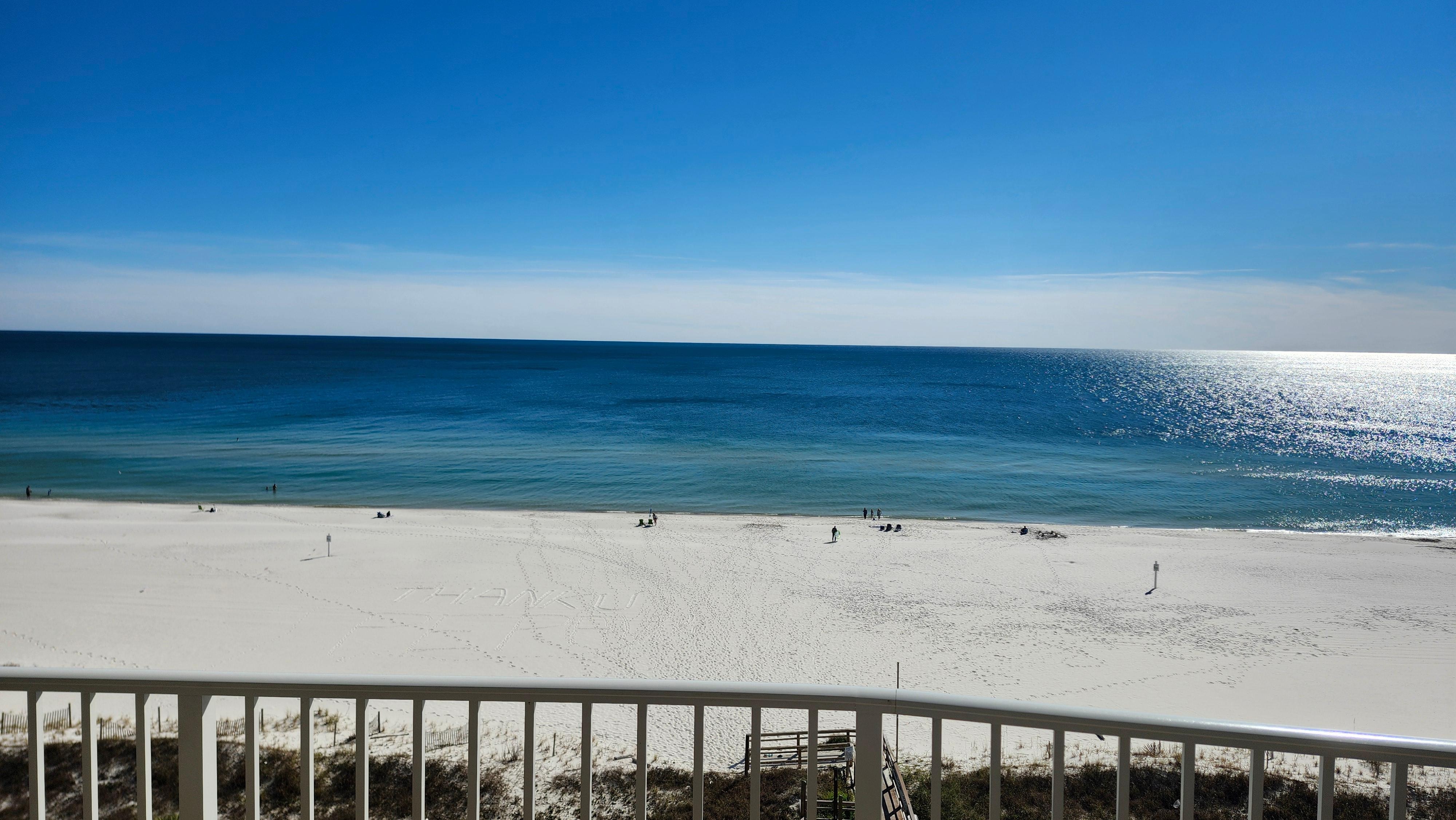 What an incredible view, and the weather was perfect!