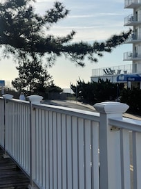 From the lower deck