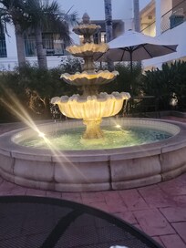 Courtyard fountain