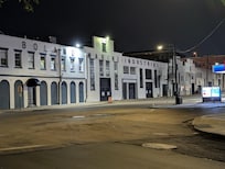 Across the street