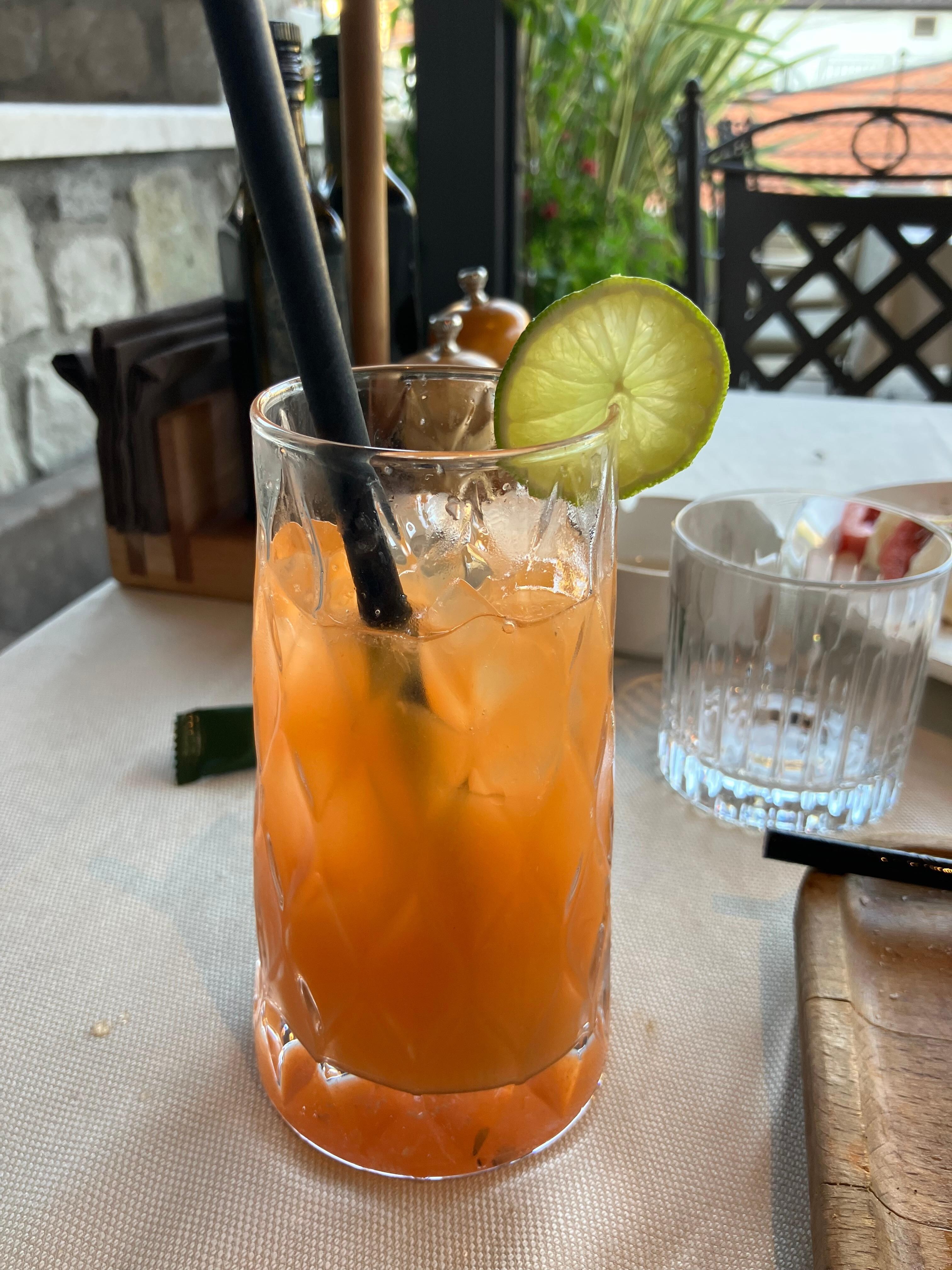 Gingerator! Carrot and ginger NA cocktail